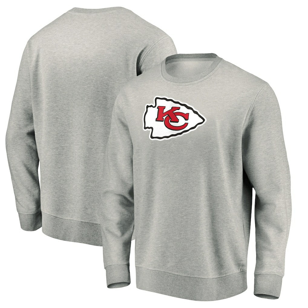 Kansas City Chiefs Pullover Sweatshirt - Gray outlet