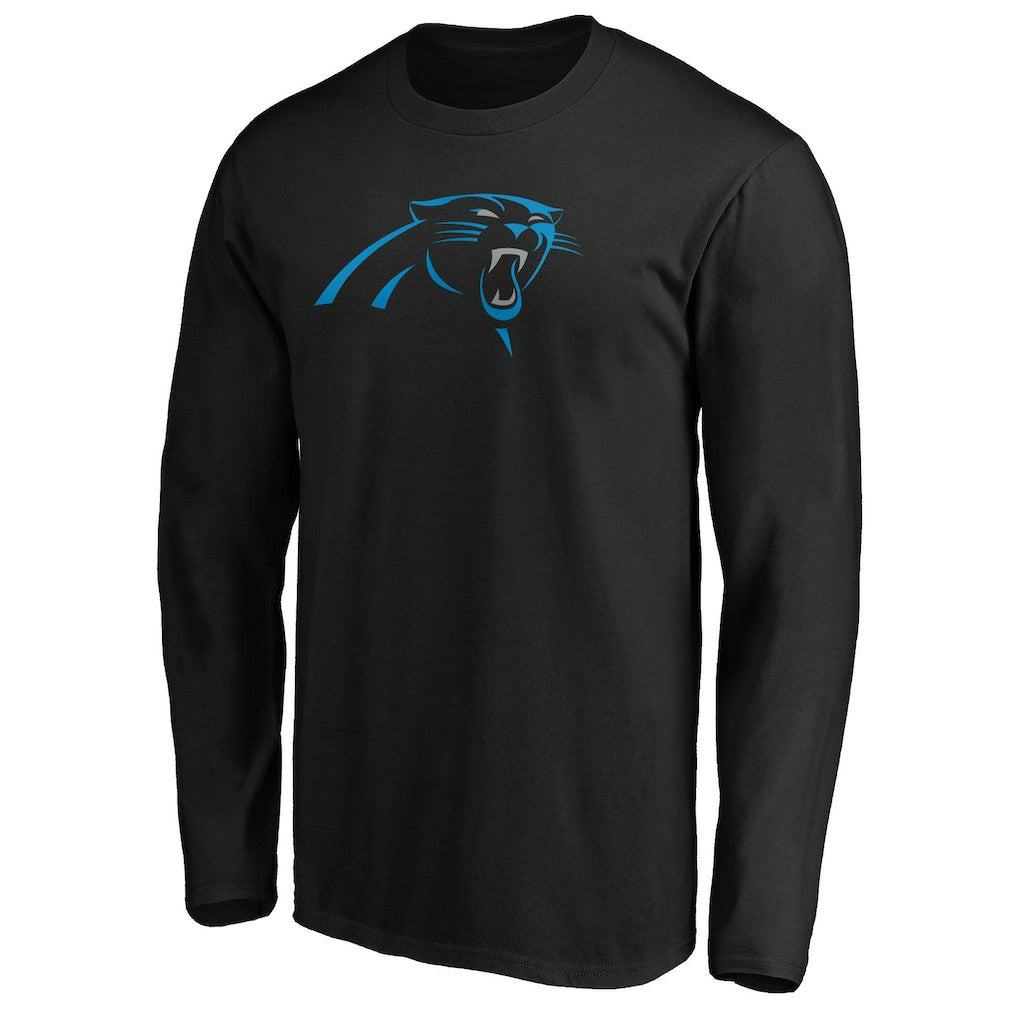 Carolina Panthers Primary Logo Long Sleeve T-Shirt - Black outlet