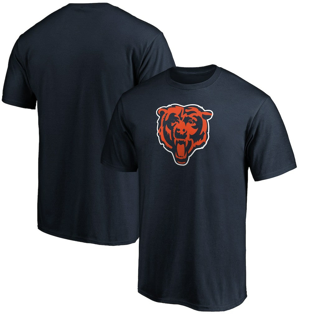 Chicago Bears Primary Logo T-Shirt - Navy sale