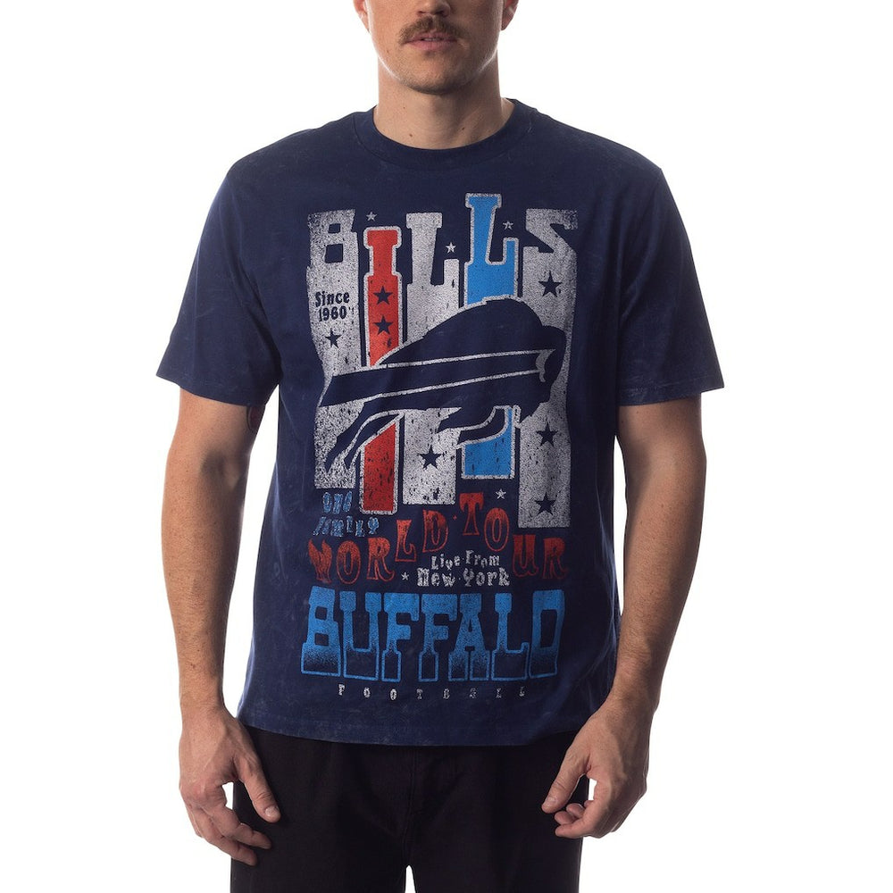 Buffalo Bills The Wild Collective Unisex Tour Band T-Shirt - Navy discount