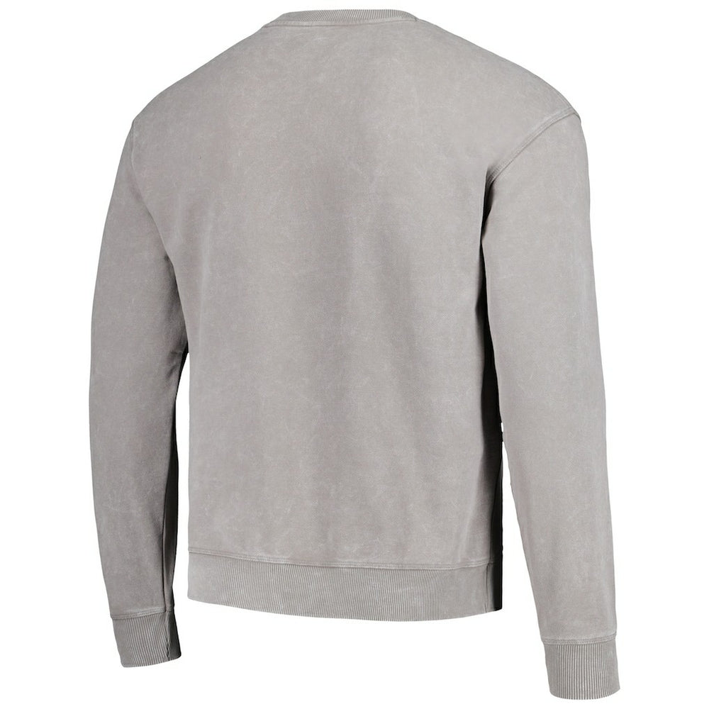 Carolina Panthers The Wild Collective Unisex Distressed Pullover Sweatshirt - Gray discount