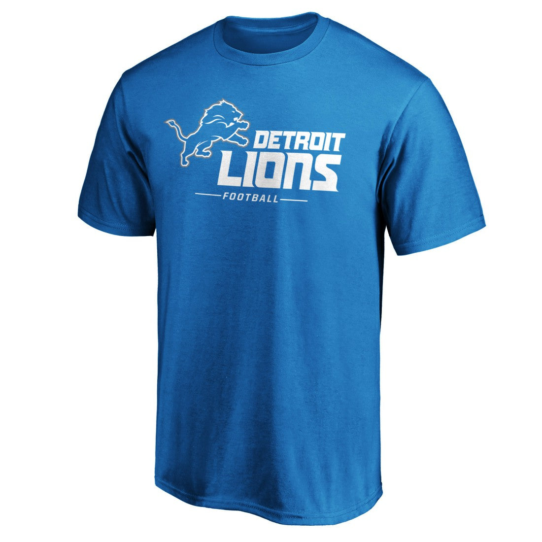 Detroit Lions Team Lockup T-Shirt - Blue for sale