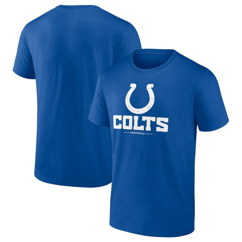 Indianapolis Colts Team Lockup T-Shirt - Royal cheap