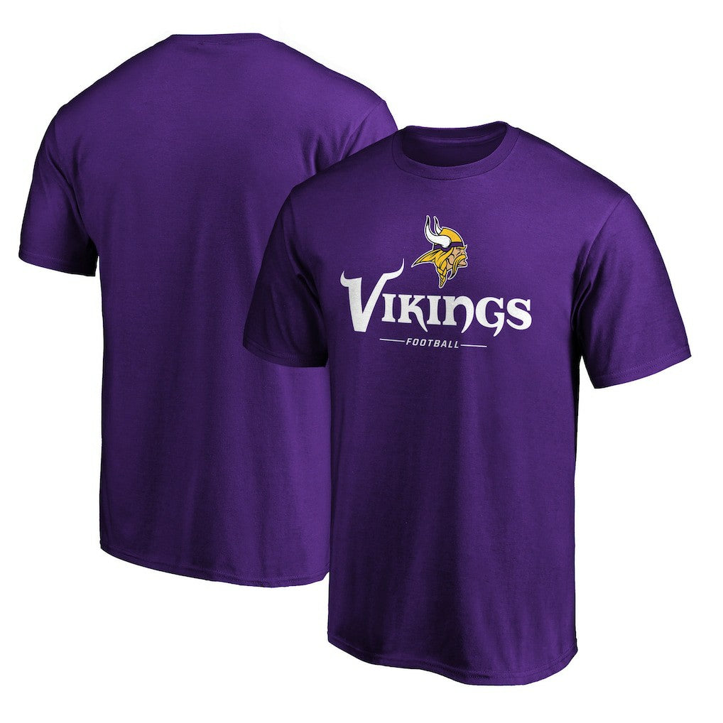Minnesota Vikings Team Lockup T-Shirt - Purple outlet