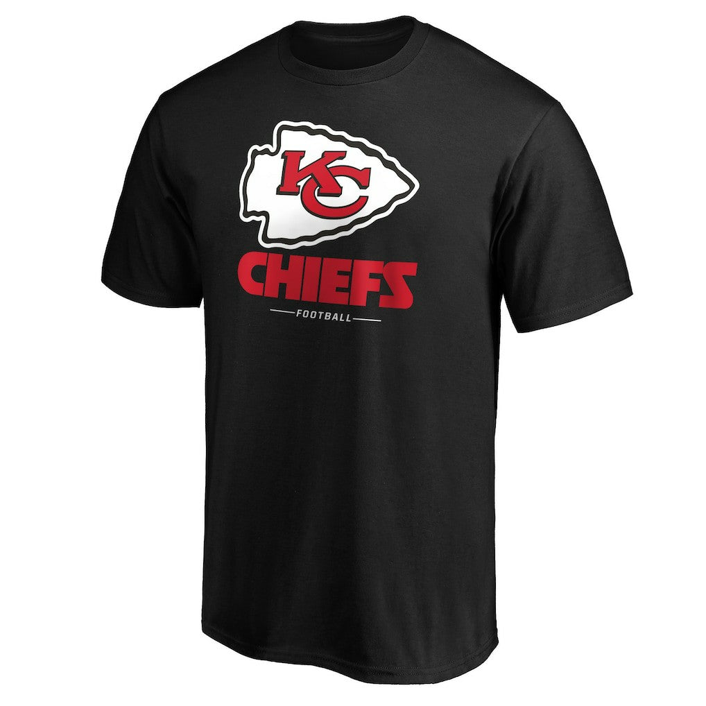 Kansas City Chiefs Team Lockup T-Shirt - Black on sale
