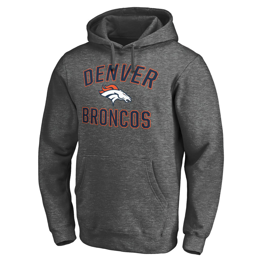 Denver Broncos Victory Arch Pullover Hoodie - Charcoal sale