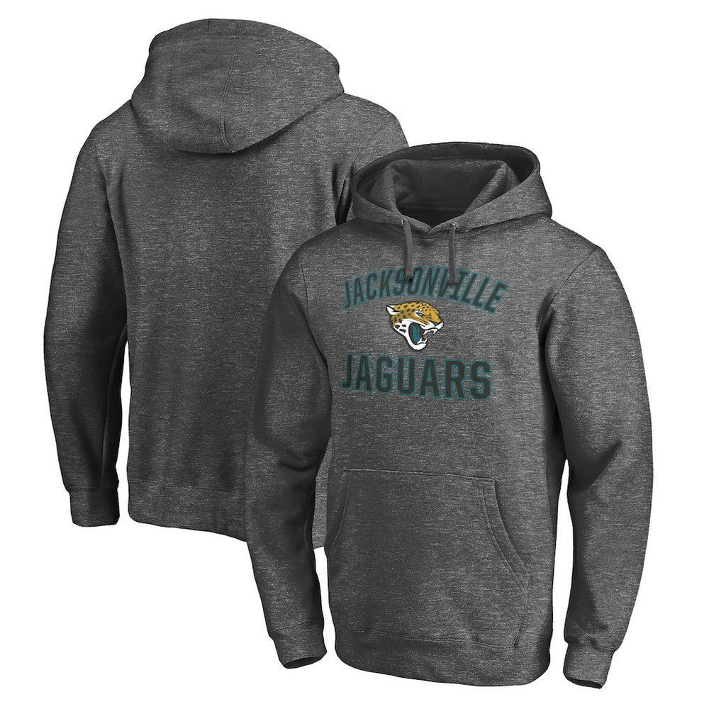 Jacksonville Jaguars Victory Arch Pullover Hoodie - Charcoal discount