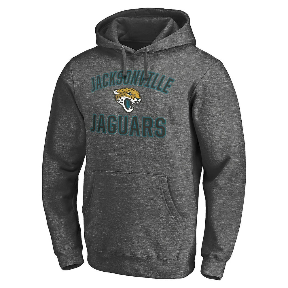 Jacksonville Jaguars Victory Arch Pullover Hoodie - Charcoal discount