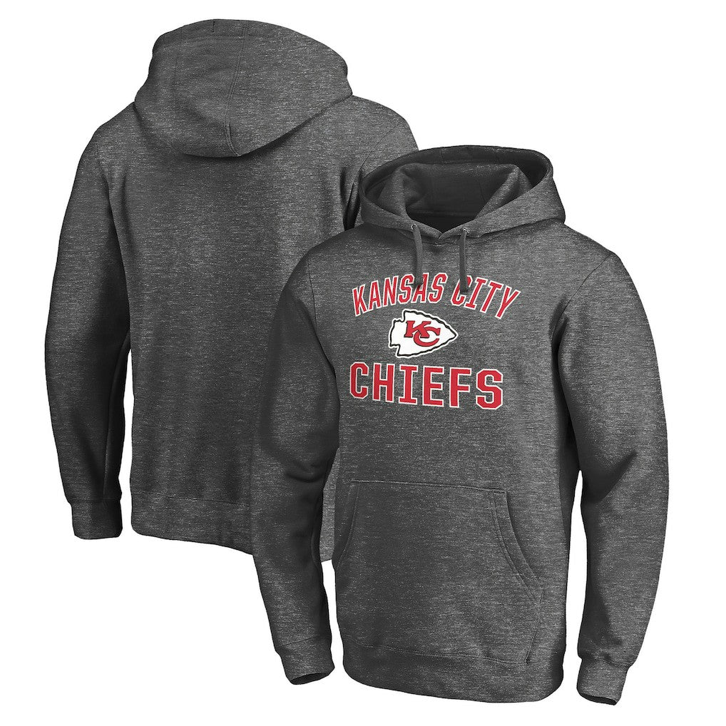Kansas City Chiefs Victory Arch Pullover Hoodie - Charcoal cheap