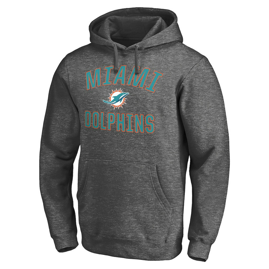 Miami Dolphins Victory Arch Pullover Hoodie - Charcoal sale
