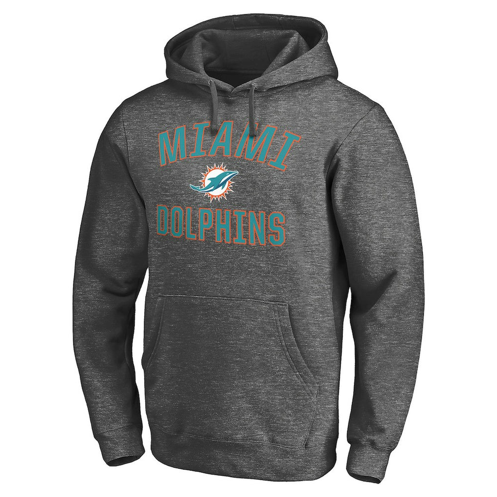 Miami Dolphins Victory Arch Pullover Hoodie - Charcoal sale