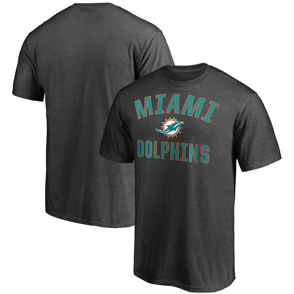 Miami Dolphins Victory Arch T-Shirt - Heather Charcoal outlet
