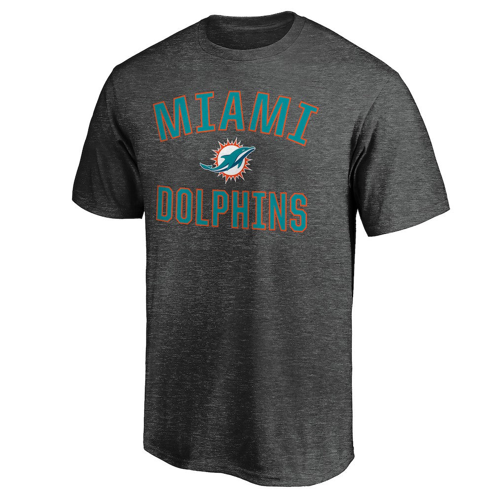 Miami Dolphins Victory Arch T-Shirt - Heather Charcoal outlet