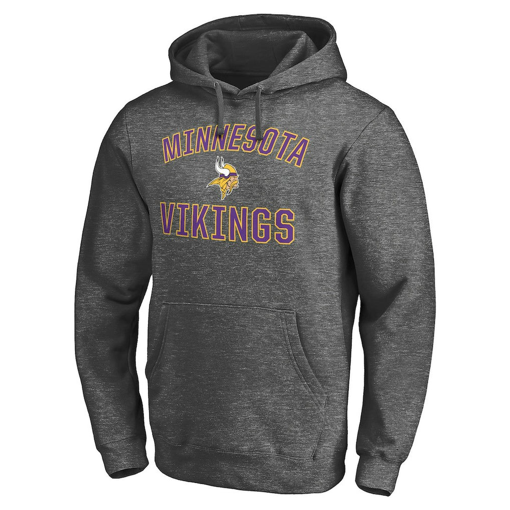 Minnesota Vikings Victory Arch Pullover Hoodie - Charcoal sale
