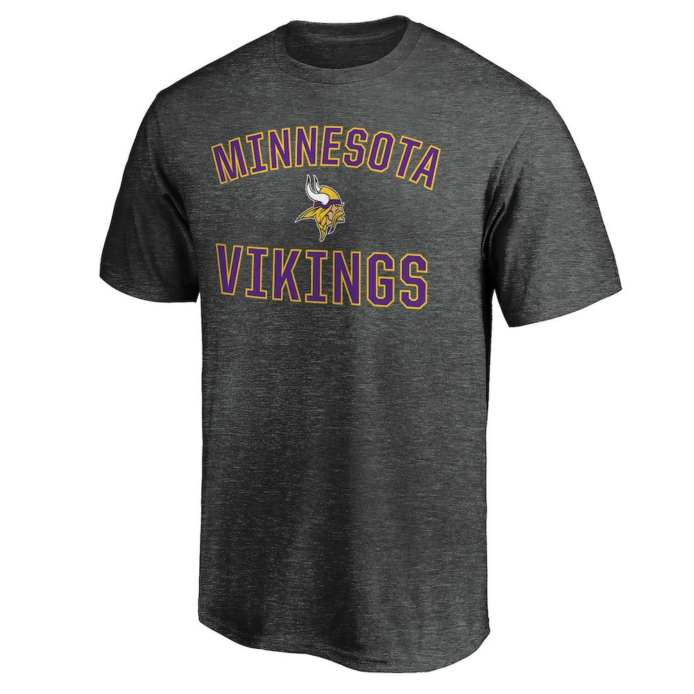 Minnesota Vikings Victory Arch T-Shirt - Heather Charcoal for sale