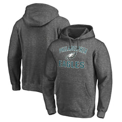 Philadelphia Eagles Victory Arch Pullover Hoodie - Charcoal sale
