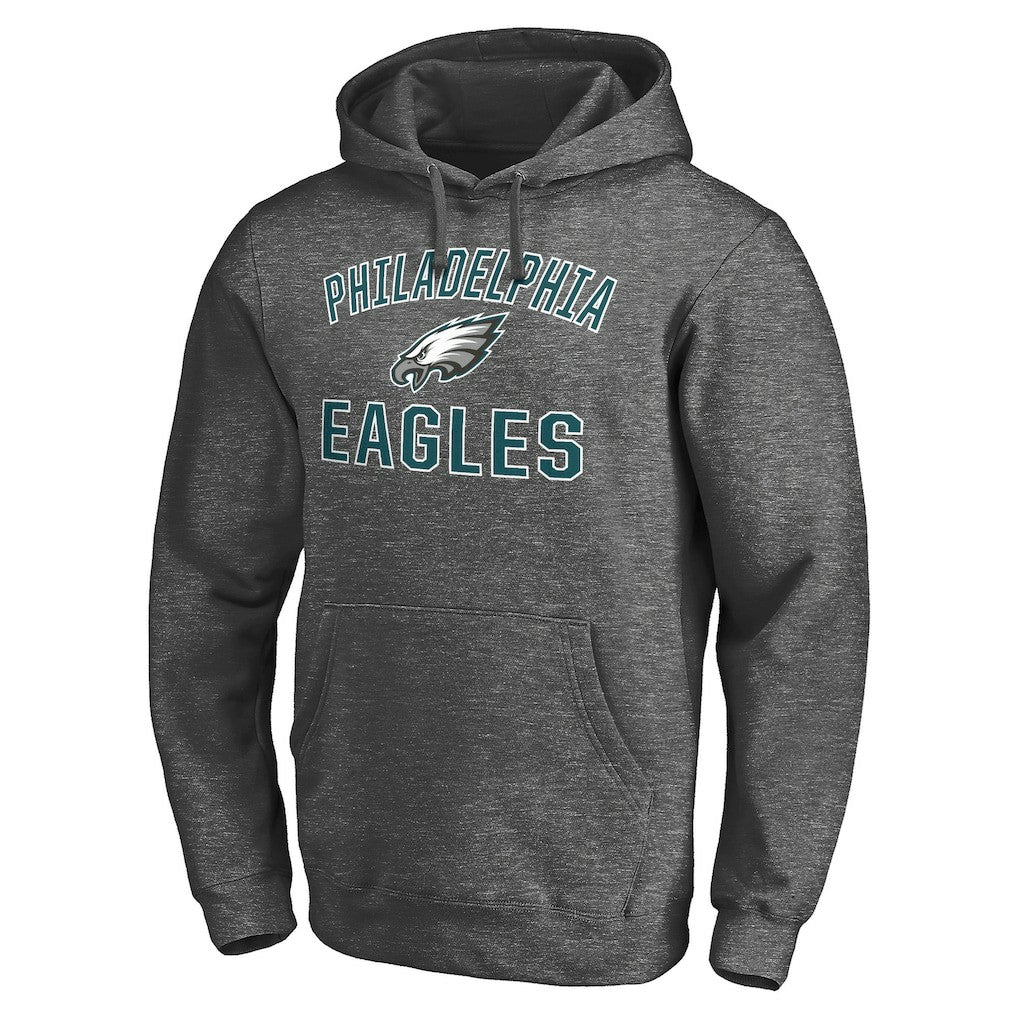 Philadelphia Eagles Victory Arch Pullover Hoodie - Charcoal sale