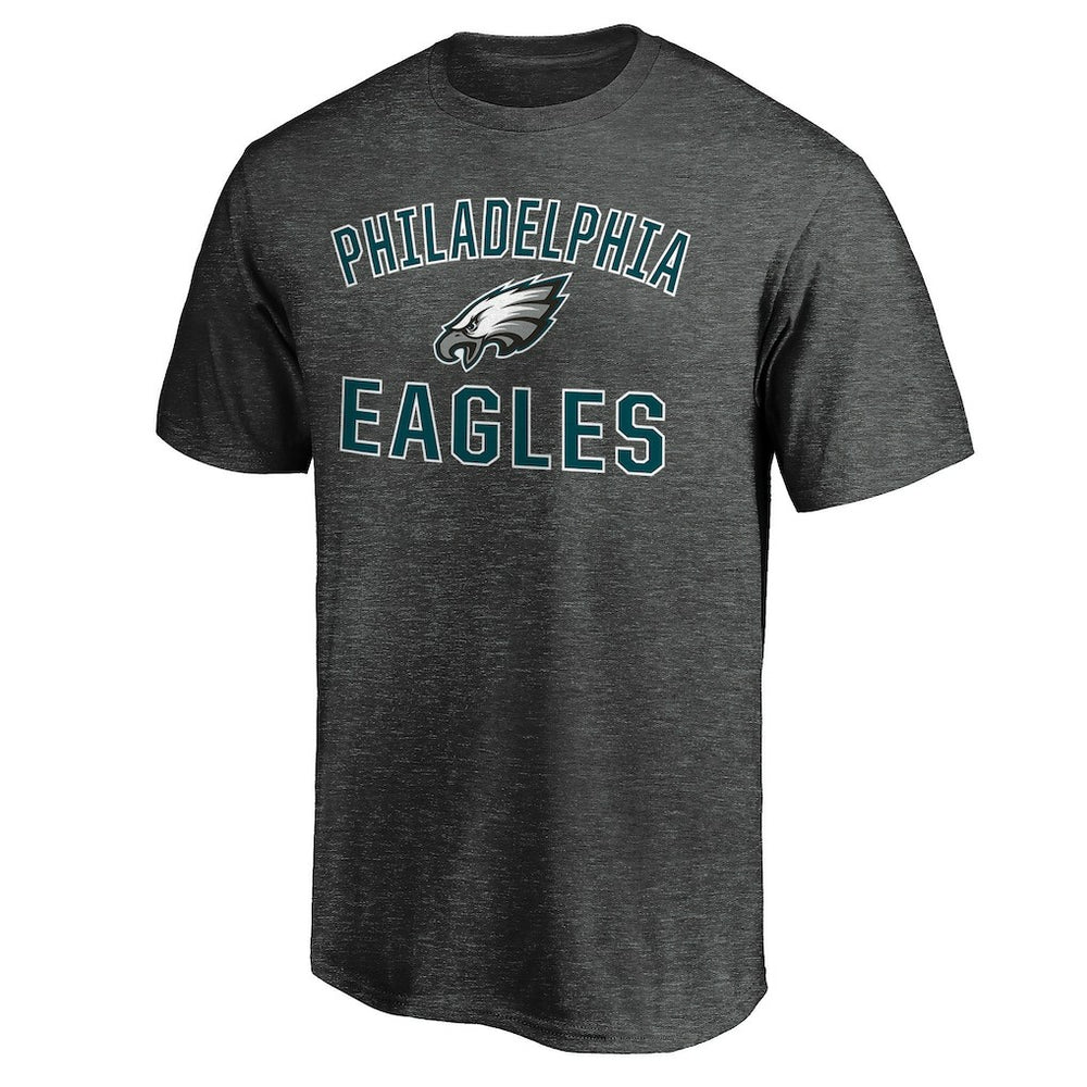 Philadelphia Eagles Victory Arch T-Shirt - Heather Charcoal for sale