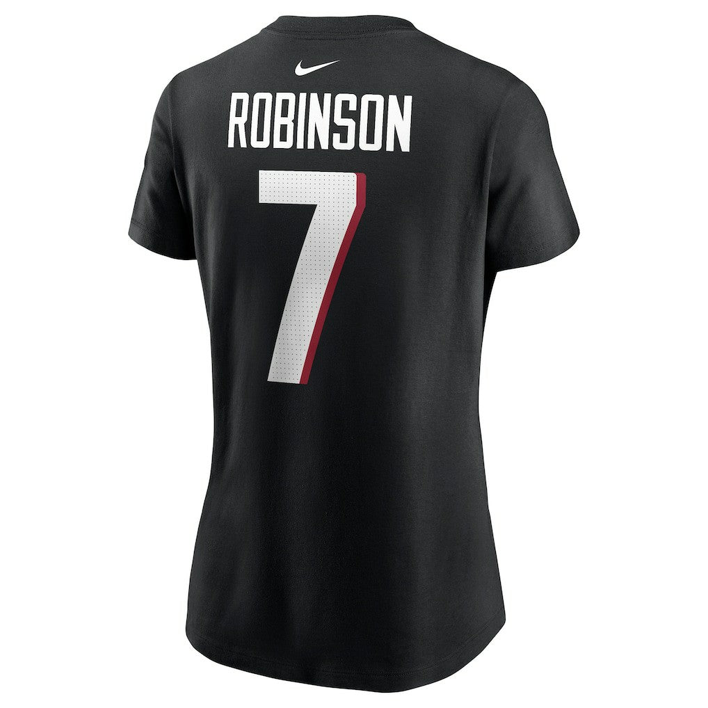 Bijan Robinson Atlanta Falcons Women's Player Name & Number T-Shirt - Black | Nike online