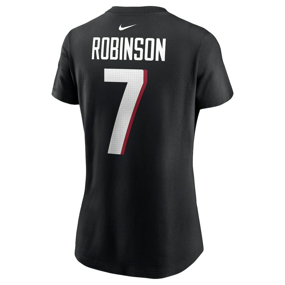 Bijan Robinson Atlanta Falcons Women's Player Name & Number T-Shirt - Black | Nike online