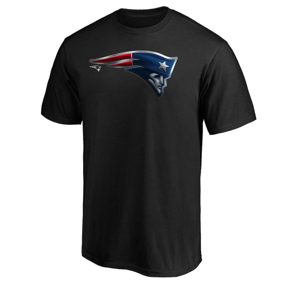 New England Patriots Midnight Mascot Team Logo T-Shirt - Black on sale