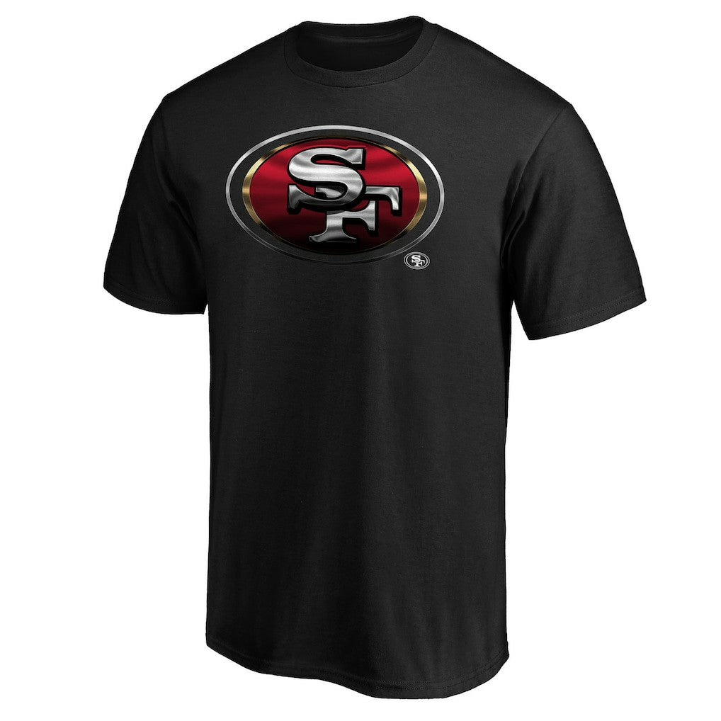 San Francisco 49ers Midnight Mascot Team Logo T-Shirt - Black sale