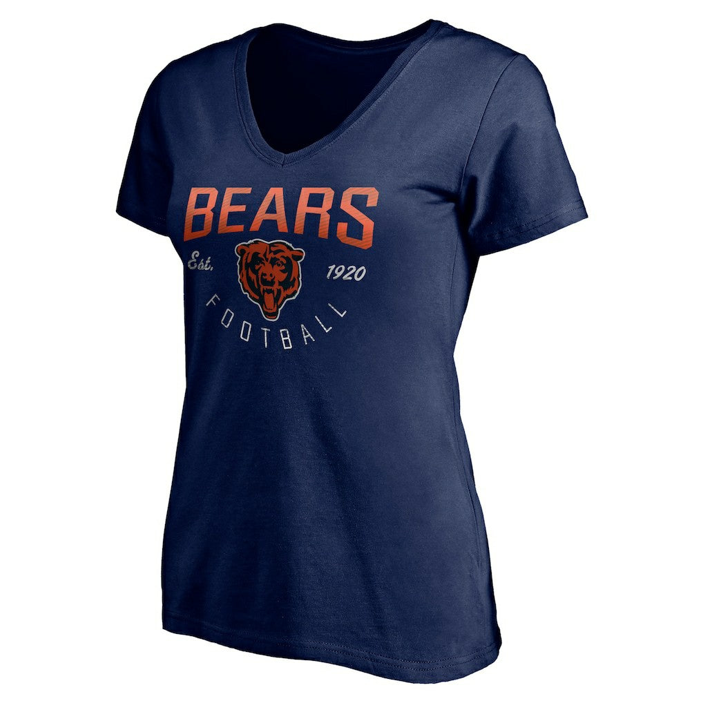 Chicago Bears Women's Live For It V-Neck T-Shirt - Navy online