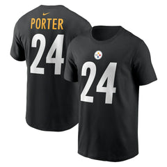 Joey Porter Jr. Pittsburgh Steelers Player Name & Number T-Shirt - Black | Nike online