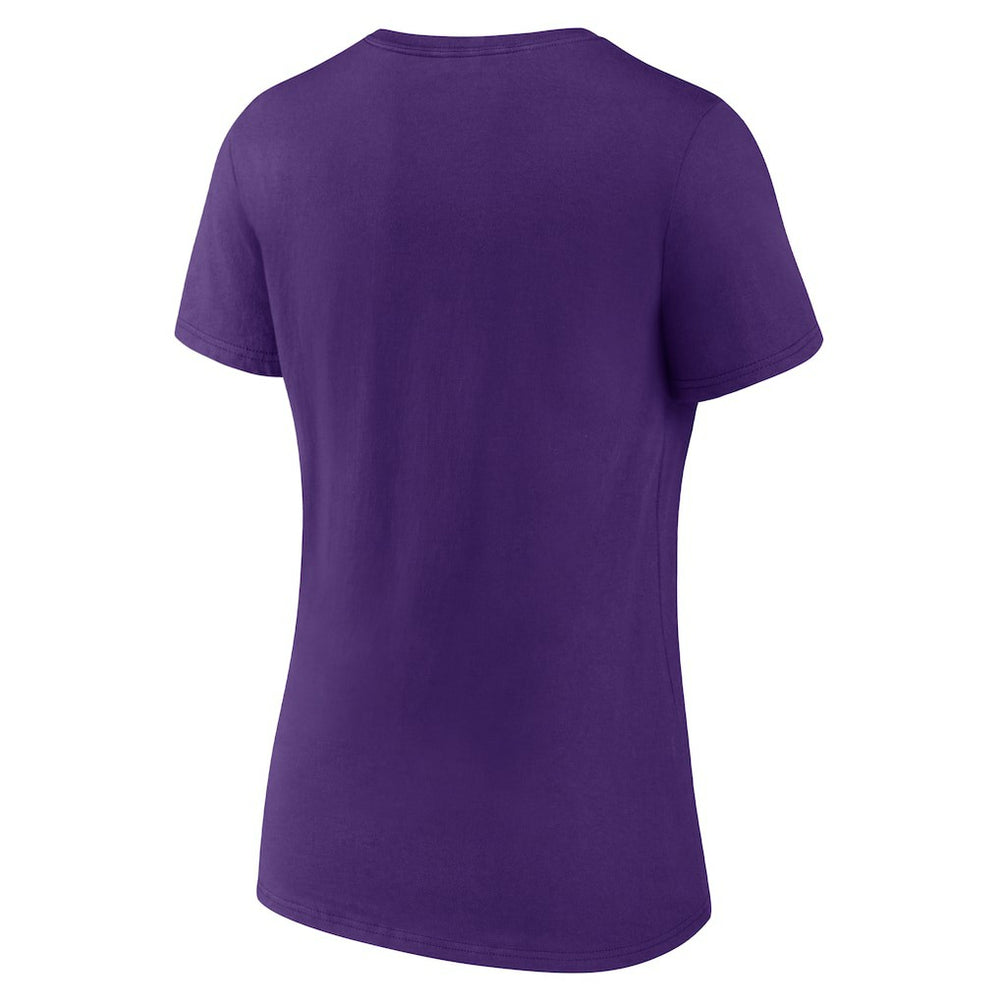 Minnesota Vikings Women's Hometown Collection Defend The North V-Neck T-Shirt - Purple discount