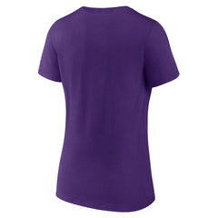 Minnesota Vikings Women's Hometown Collection Defend The North V-Neck T-Shirt - Purple discount