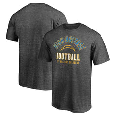 Los Angeles Chargers Nickname Arc T-Shirt - Charcoal for sale