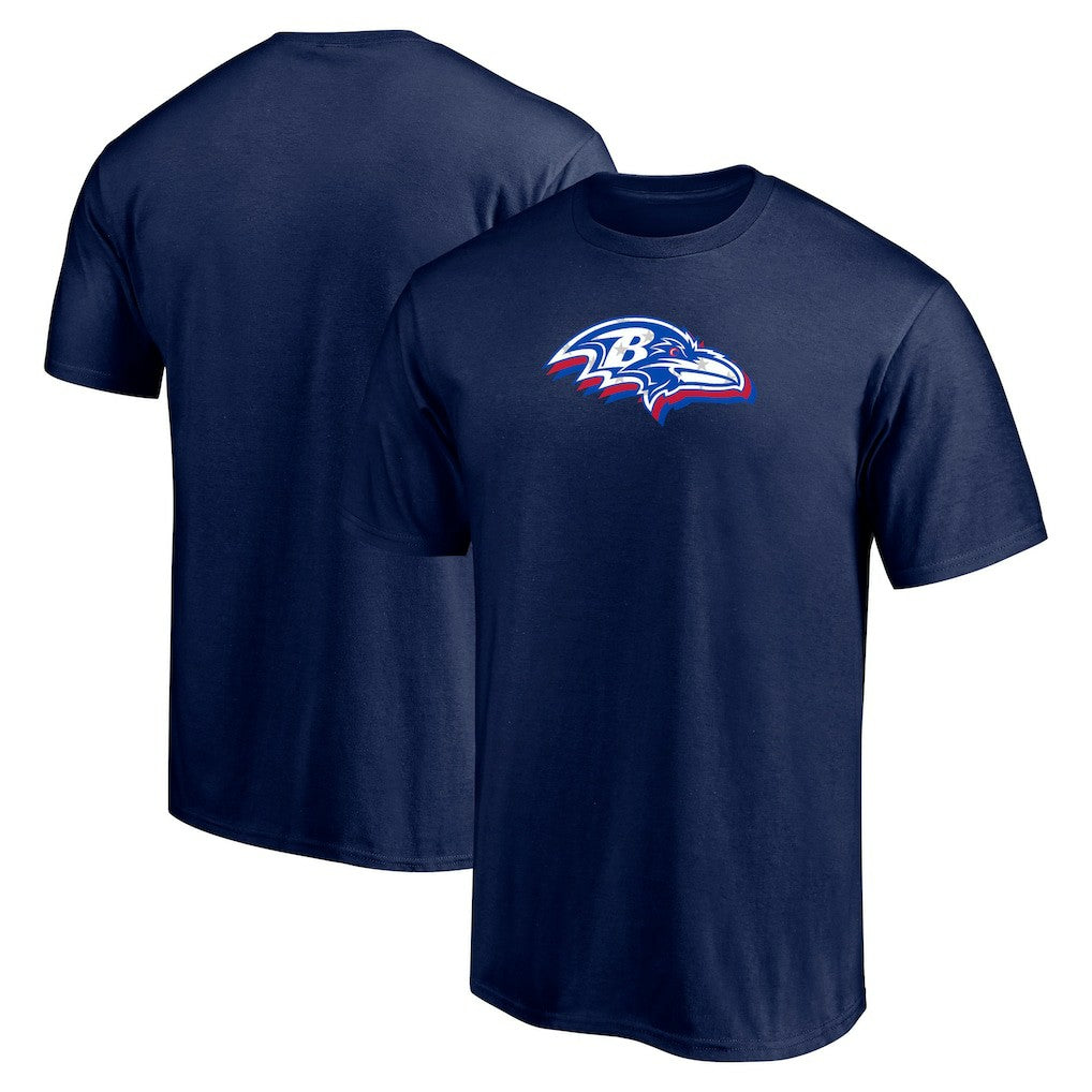 Baltimore Ravens Red White and Team T-Shirt - Navy sale