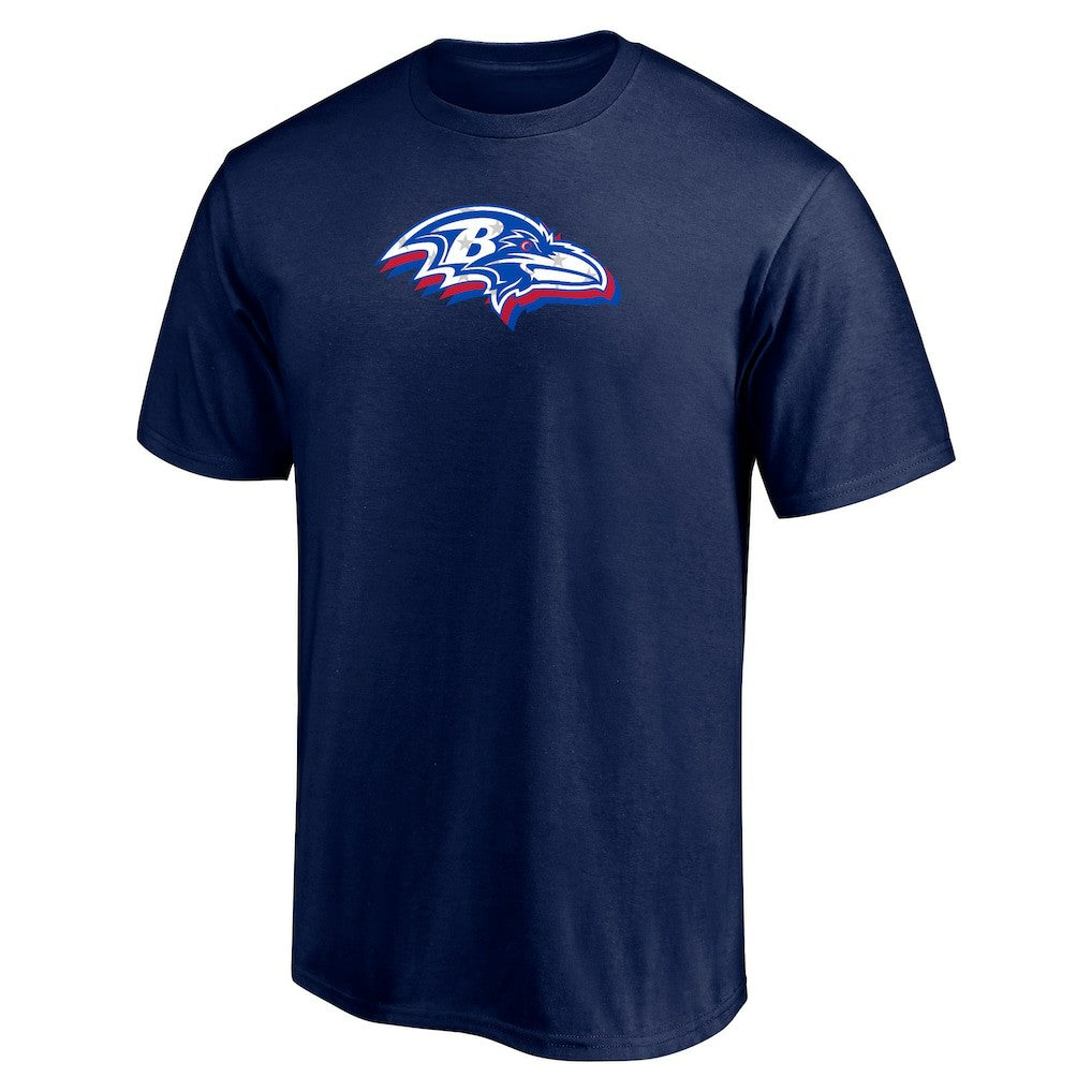 Baltimore Ravens Red White and Team T-Shirt - Navy sale