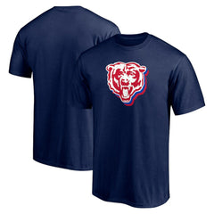 Chicago Bears Red White and Team T-Shirt - Navy online
