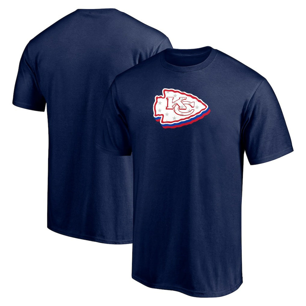 Kansas City Chiefs Red White and Team T-Shirt - Navy for sale