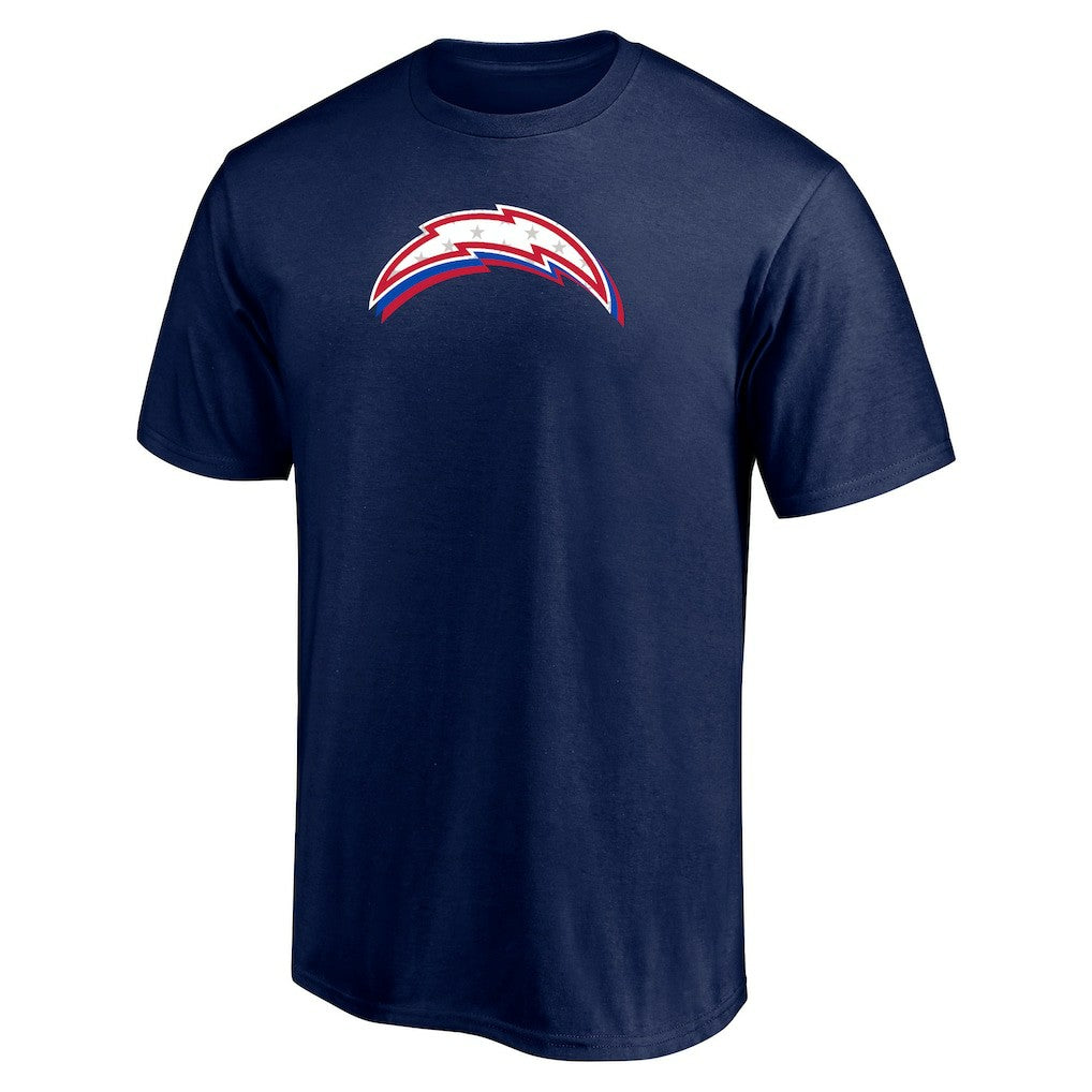 Los Angeles Chargers Red White and Team T-Shirt - Navy cheap