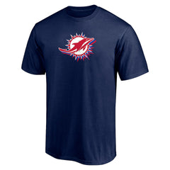Miami Dolphins Red White and Team T-Shirt - Navy discount