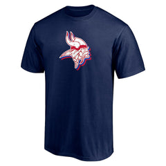 Minnesota Vikings Red White and Team T-Shirt - Navy sale