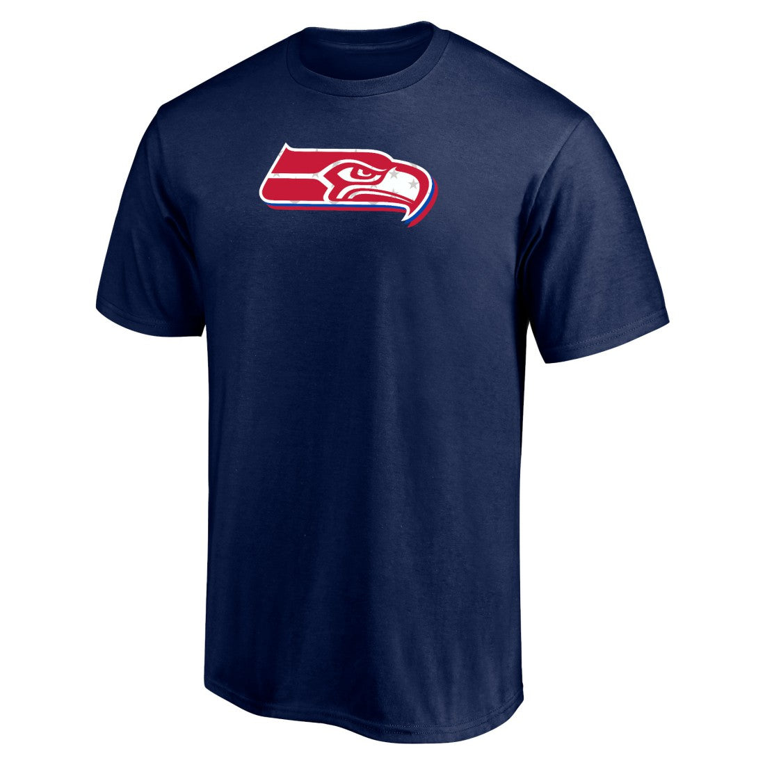 Seattle Seahawks Red White and Team T-Shirt - College Navy for sale