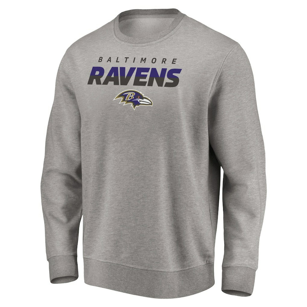 Baltimore Ravens Elevate Play Pullover Sweatshirt - Gray cheap