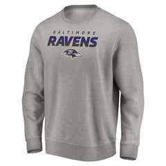Baltimore Ravens Elevate Play Pullover Sweatshirt - Gray cheap