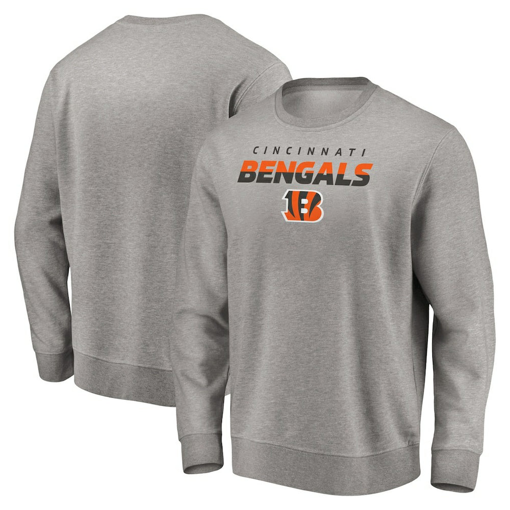 Cincinnati Bengals Elevate Play Pullover Sweatshirt - Gray for sale