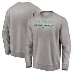 Los Angeles Chargers Elevate Play Pullover Sweatshirt - Gray on sale