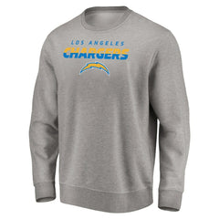 Los Angeles Chargers Elevate Play Pullover Sweatshirt - Gray on sale