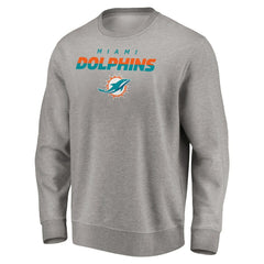 Miami Dolphins Elevate Play Pullover Sweatshirt - Gray cheap