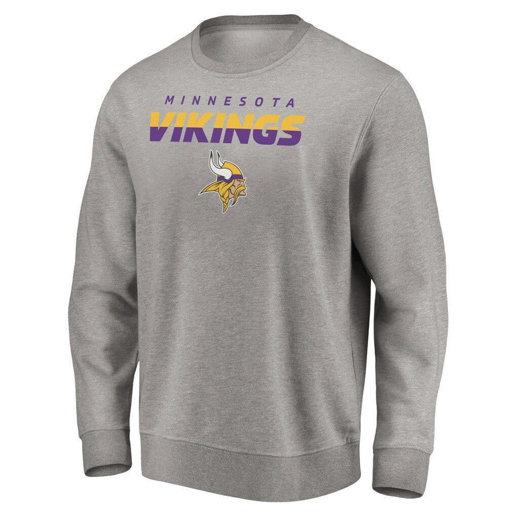 Minnesota Vikings Elevate Play Pullover Sweatshirt - Gray for sale