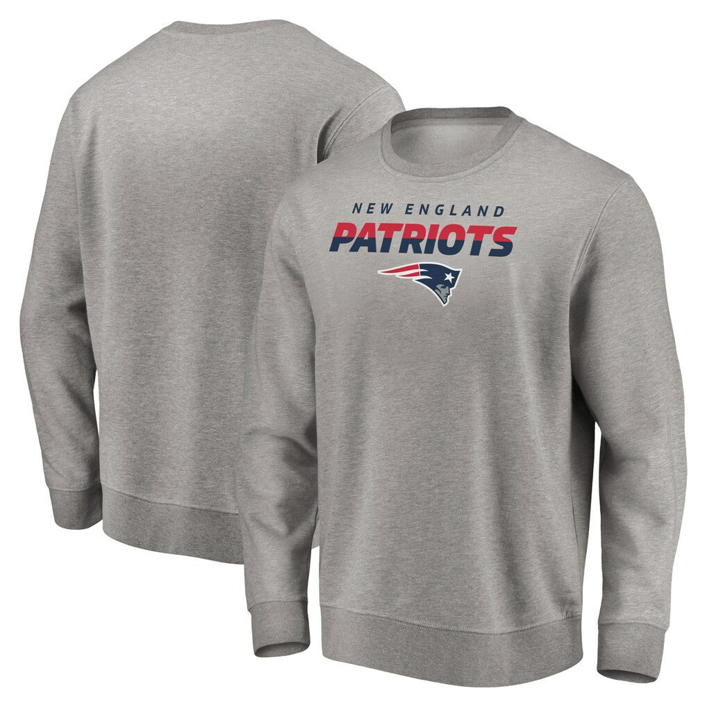 New England Patriots Elevate Play Pullover Sweatshirt - Gray sale