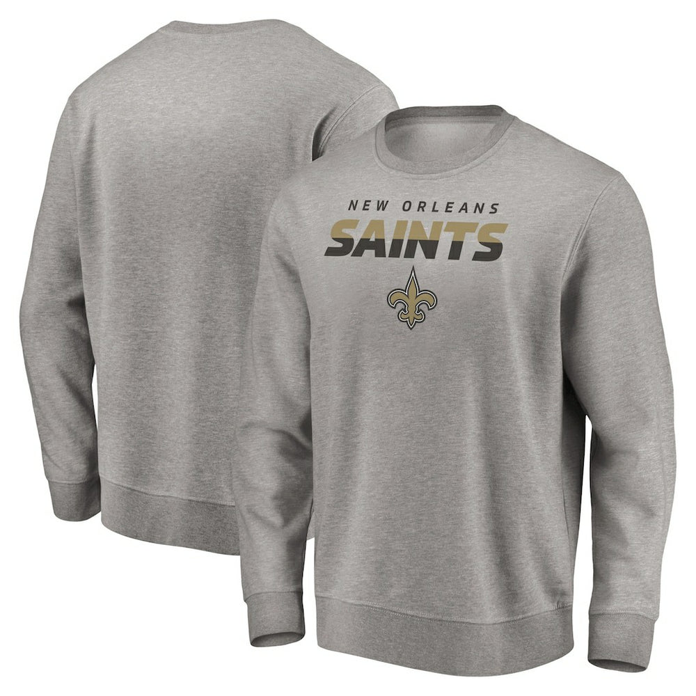 New Orleans Saints Elevate Play Pullover Sweatshirt - Gray for sale
