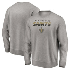 New Orleans Saints Elevate Play Pullover Sweatshirt - Gray for sale