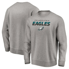 Philadelphia Eagles Elevate Play Pullover Sweatshirt - Gray for sale